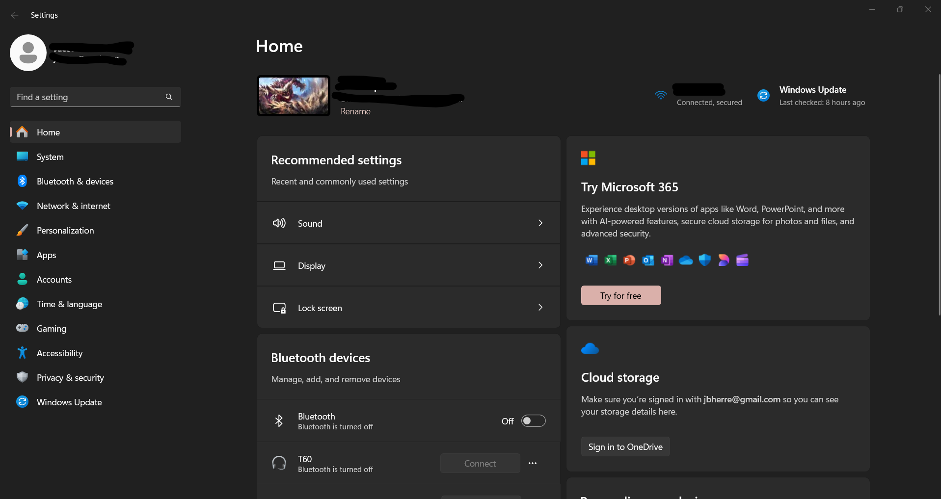 "Windows Settings"
