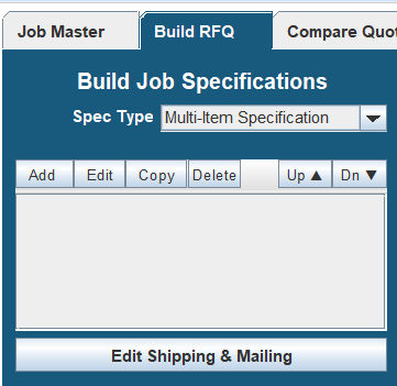 Multi-Item Spec Example